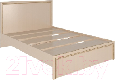 Полуторная кровать Rinner Беатрис М16 140x200 (дуб млечный)