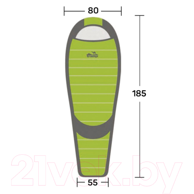 Спальный мешок Tramp Voyager Compact / TRS-052C (левый)