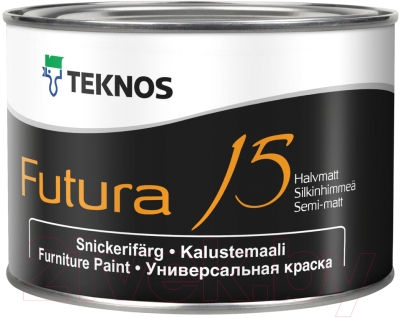 Краска Teknos Futura 15 Base 1 (450мл, белый)