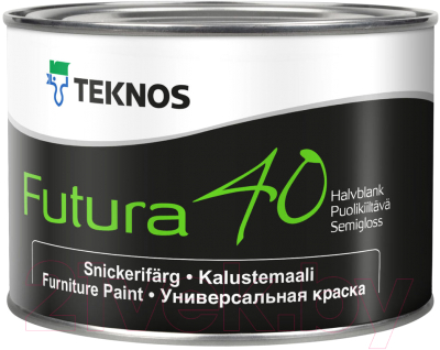 Краска Teknos Futura 40 Base 1 (450мл, белый)