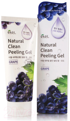 Пилинг для лица Ekel Grape Natural Clean Peeling Gel с экстрактом винограда (180мл)