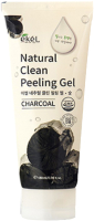 Пилинг для лица Ekel Charcoal Natural Clean Peeling Gel С древесным углем (180мл) - 