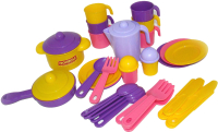Набор игрушечной посуды Полесье Настенька / 59954 (на 6 персон) - 