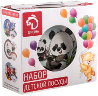 

Набор столовой посуды Доляна, Семья пандочек / 4311499