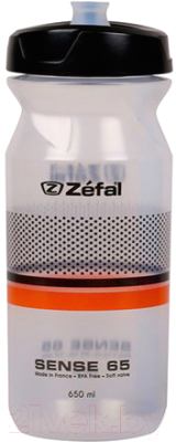 Бутылка для воды Zefal Sense M65 / 155H (черный/оранжевый)