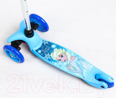 Изображение товара Самокат детский Disney Холодное сердце / 3949323 (стальной/голубой)