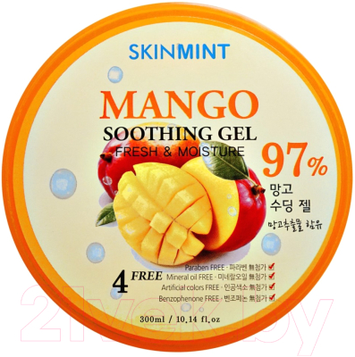 Гель для лица Ekel Skinmint с экстрактом манго 97% для лица и тела (300мл)