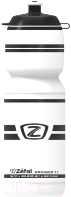 Бутылка для воды Zefal Premier 75 / 1603A (белый)