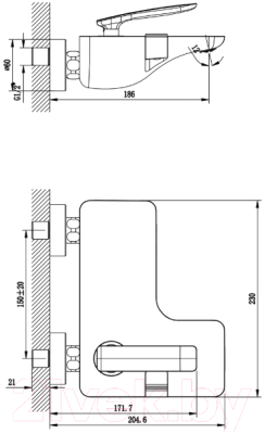 Смеситель LEMARK Bellario LM6802C