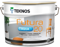Краска Teknos Futura Aqua 20 Base 1 (9л, белый)
