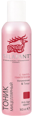 

Тоник для лица Silapant, Anti-Age мицеллярный с пантогематогеном