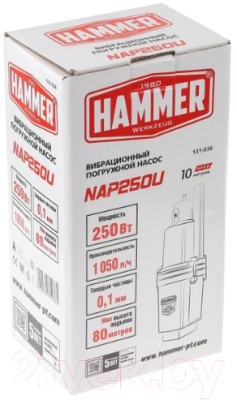 Вибрационный насос Hammer NAP250UC (10) (641193)