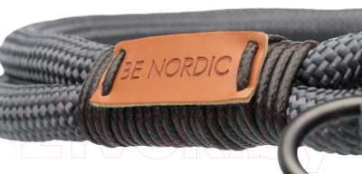 Ошейник-удавка Trixie Be Nordic 17311 (S, темно-серый/коричневый)