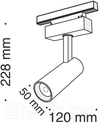 Трековый светильник Maytoni TR019-2-10W4K-B