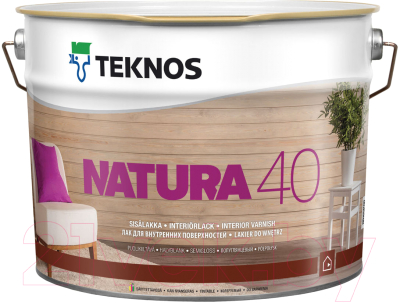 

Лак Teknos, Бесцветный, Natura 40