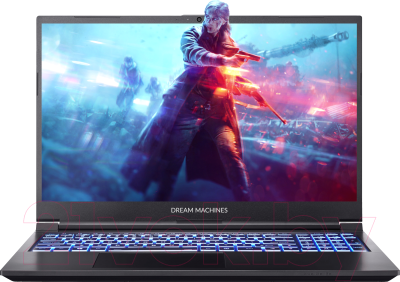 

Игровой ноутбук Dream Machines, G1650Ti-15BY68
