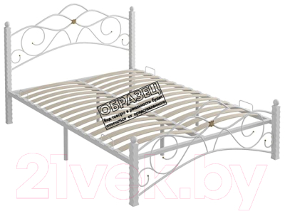 Односпальная кровать Сакура Гарда-3 90 (белый)