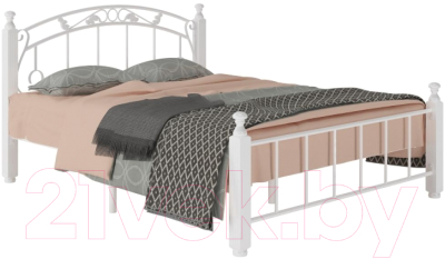 Двуспальная кровать Сакура Гарда-5 180 (белый)