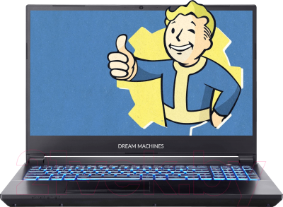 

Игровой ноутбук Dream Machines, T1660Ti-15BY50
