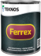 Грунт-краска Teknos Ferrex (1л, серый) - 