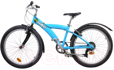 Крылья для велосипеда Zefal Trail Teen 60 Set / 2465 (черный)