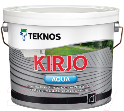Краска Teknos Kirjo Aqua Base 1 (2.7л, белый)