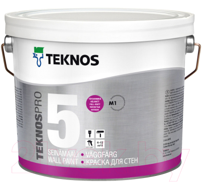 Краска Teknos Teknospro 5 Base 1 (2.7л, белый)