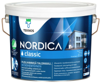 Краска Teknos Nordica Classic Base 1 (2.7л, белый) - 