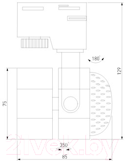 Трековый светильник Elektrostandard Robi GU10 MRL 1004 (белый)
