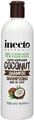 Шампунь для волос Inecto Naturals питательный с маслом кокоса (500мл)