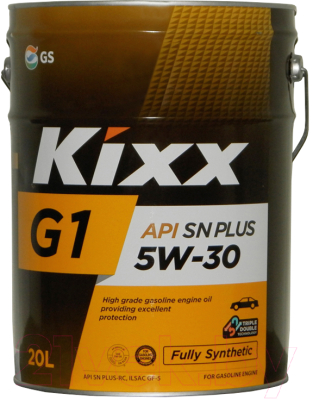 Моторное масло Kixx G1 SN Plus 5W30 / L2101P20E1 (20л)