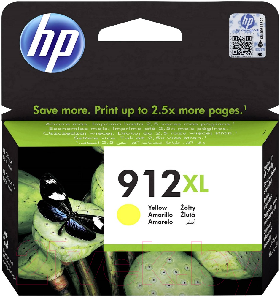 Картридж HP 912XL High Yield Yellow (3YL83AE)