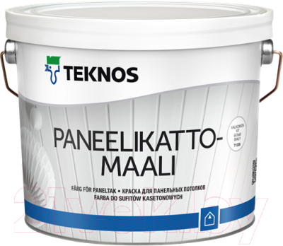 

Краска Teknos, Белый, Paneelikatto-Maali