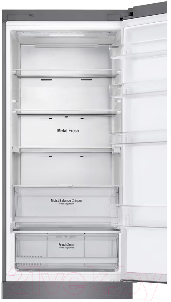 Холодильник с морозильником LG GA-B509CMTL