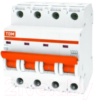 

Выключатель автоматический TDM, ВА 47-29 4Р 40А (C) 4.5кА / SQ0206-0129