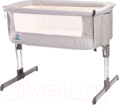 

Детская кроватка Caretero, Серый, Sleep 2gether