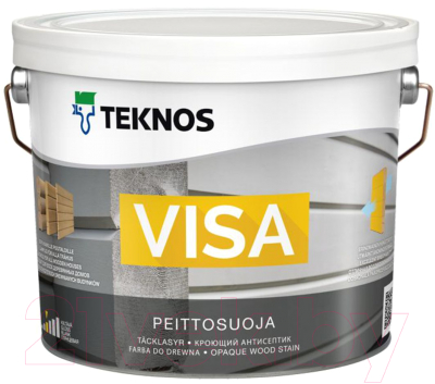 Антисептик для древесины Teknos Visa Base 3 (2.7л)