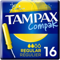 Тампоны гигиенические Tampax Compak Regular Duo (16шт) - 