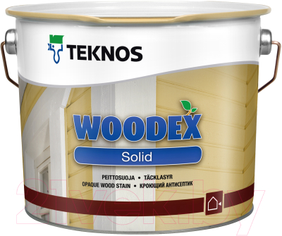 Антисептик для древесины Teknos Woodex Solid B1 (9л)