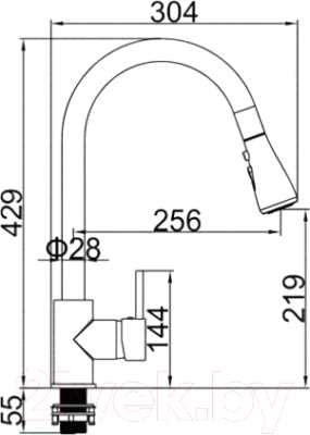 Смеситель Ledeme L6155