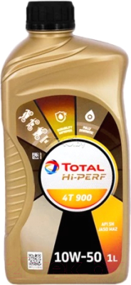 Моторное масло Total Hi-Perf 4T 900 10W50 / 213842 (1л)