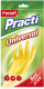 Перчатки хозяйственные Paclan Practi Universal (S, желтый) - 