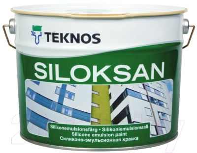 Краска Teknos Siloksan Base 1 (18л, белый)