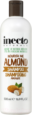 Шампунь для волос Inecto Naturals разглаживающий с маслом миндаля (500мл)