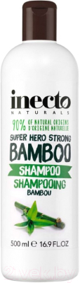 Шампунь для волос Inecto Naturals укрепляющий с экстрактом бамбука (500мл)