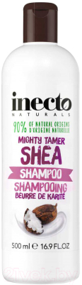 Шампунь для волос Inecto Naturals с маслом Ши Для непослушных волос (500мл)
