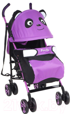 Детская прогулочная коляска Bambola Panda (фиолетовый)
