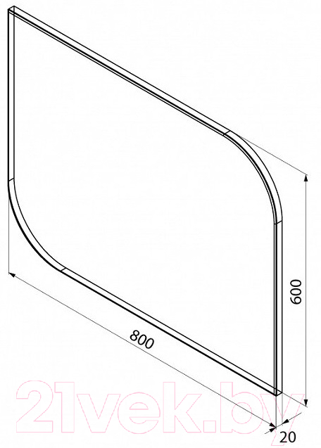 Зеркало IDDIS Calipso CAL8000i98