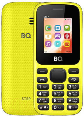 Мобильный телефон BQ Step BQ-1805 (желтый)