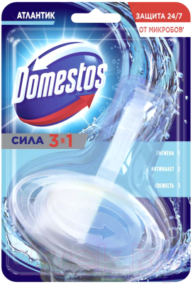 Чистящее средство для унитаза Domestos Атлантик 3 в 1 (40г)